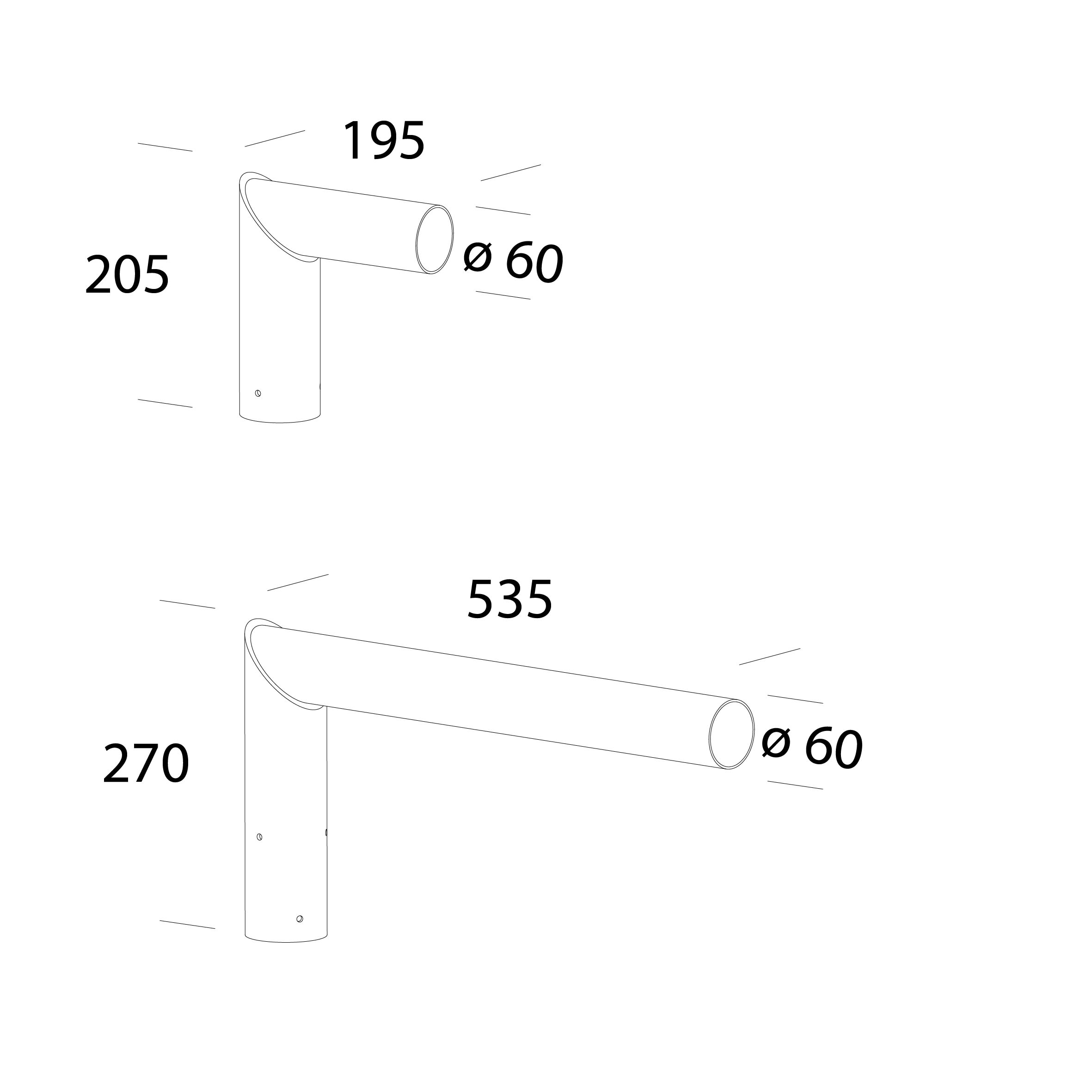 DISANO - DIS42694800 ATTACCO TESTA PALO 205 GREY