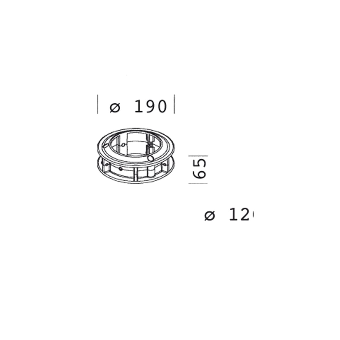 DISANO - DIS42694300 BRACCIO 327 L=200MM GRAFITE