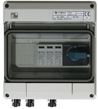 CABUR SRL - CBRISB0201CA06 ISB0201CA06 QUADRO DC 2 IN 1 OUT 600V