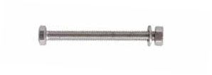 CABUR SRL - CBRISFIXVTAZ65 VITE + DADO + ROND. M6 IN ACCIAIO 65 MM