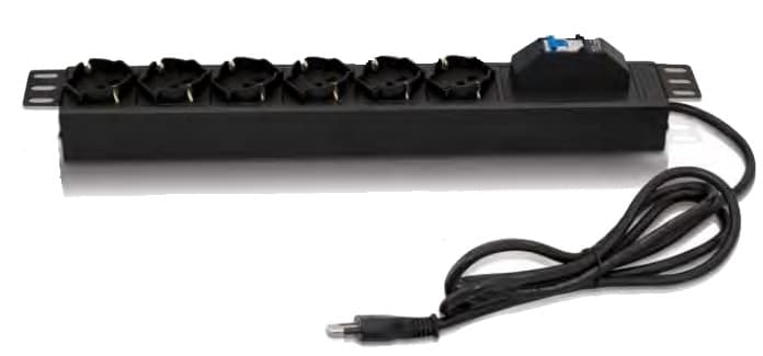 ITEM - IT220670 BARRA AL. 6 P. BIPASSO/SCHUKO + INTERR.