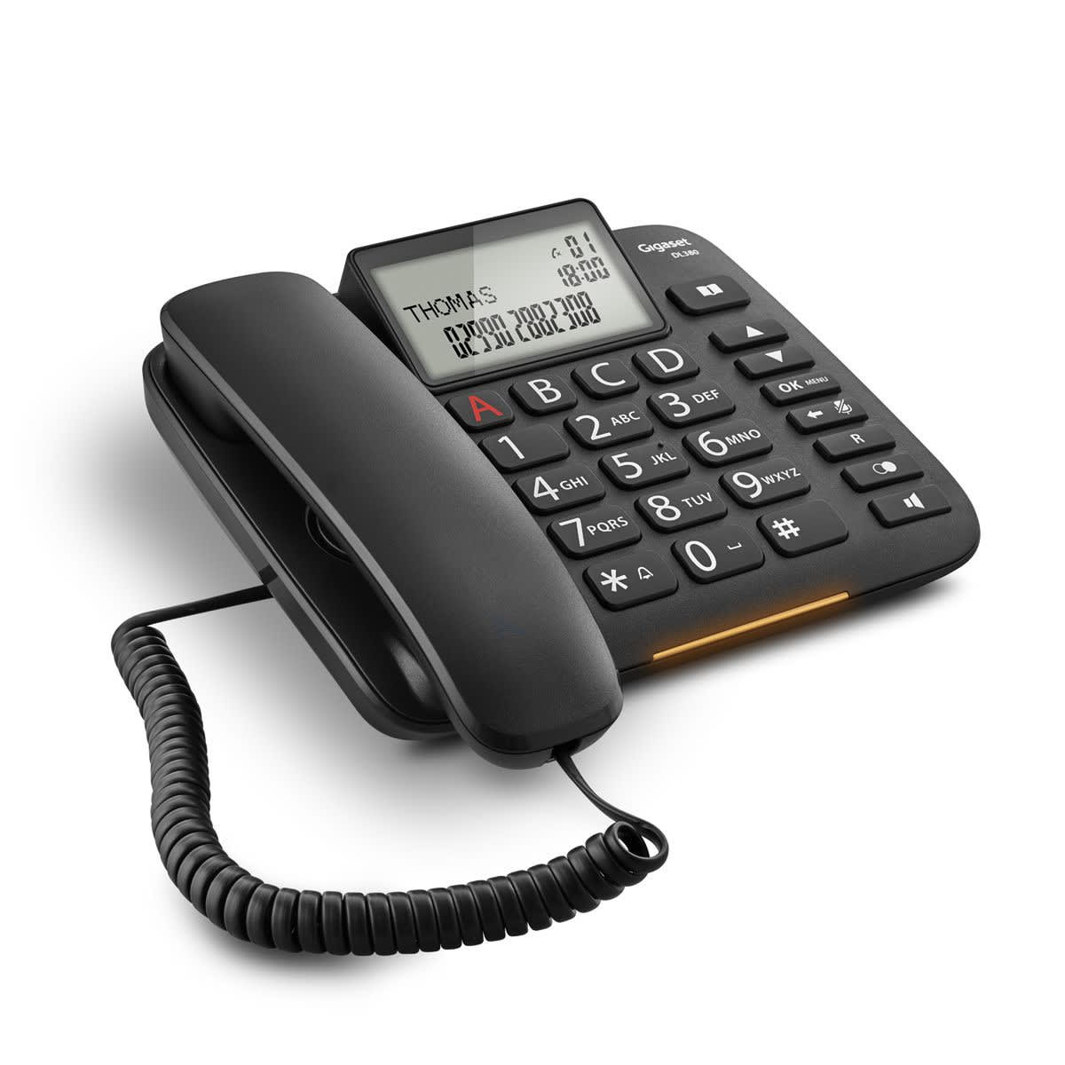 GIGASET COMMUNICATIO - ITAS30350S217K101 DL 380 BLACK