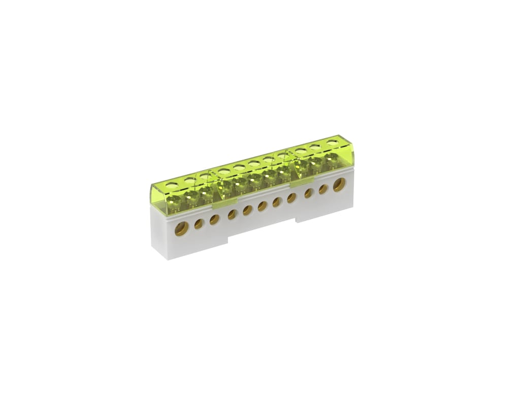 TEKNOMEGA SRL - TKGITB1005 MORSETTIERA UNIP.ISOLATA 80A 11 FORI GRI