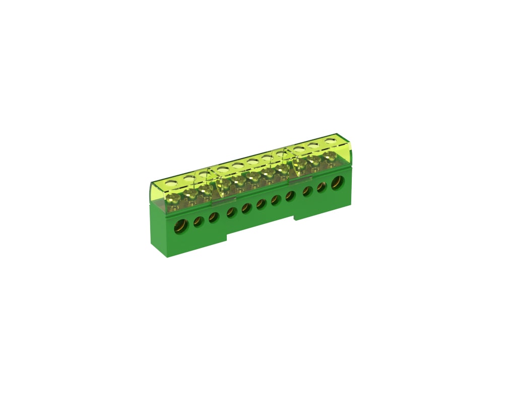 TEKNOMEGA SRL - TKGITB1035 MORSETTIERA UNIP.ISOLATA 80A 11 FORI VER