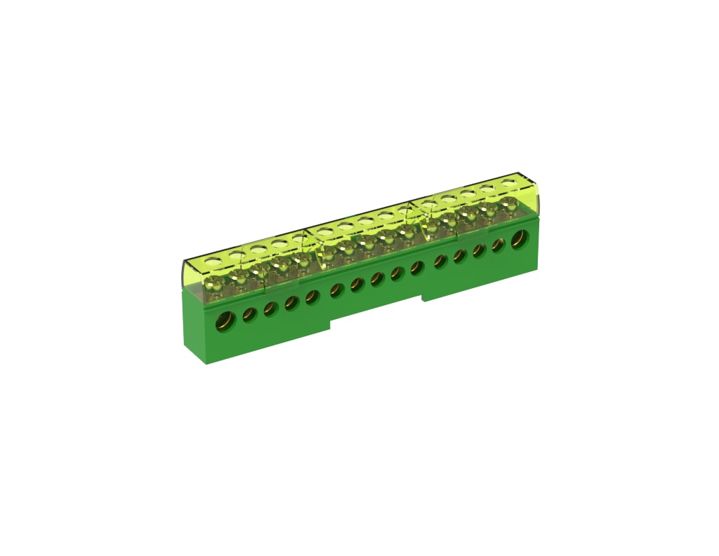TEKNOMEGA SRL - TKGITB1040 MORSETTIERA UNIP.ISOLATA 80A 15 FORI VER