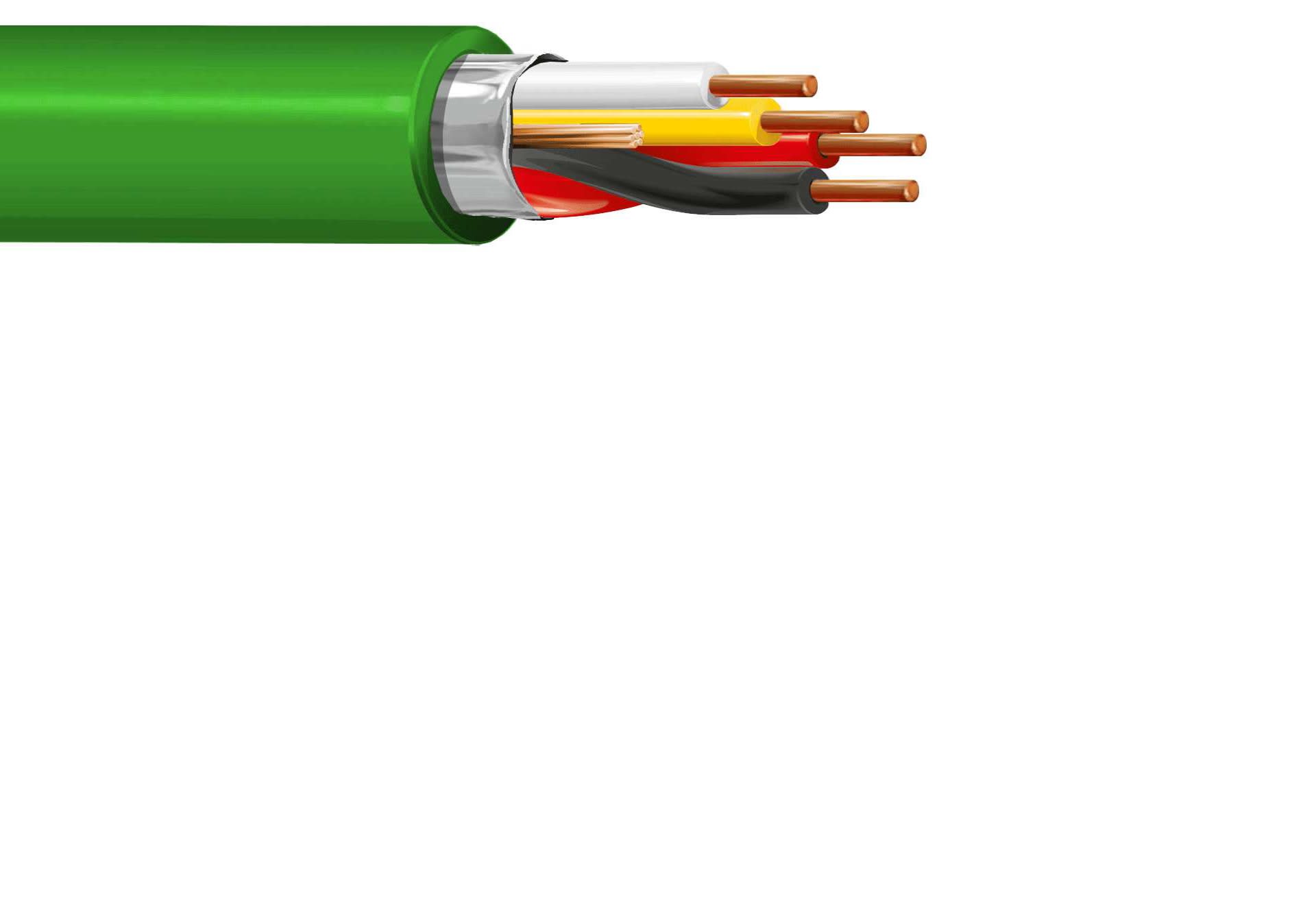 ITC INDUSTRIA TECNIC - ITCVC4BKVZB500 2X2X0,80 LSZH VERDE-KNX CERT. CCA-S1B,D1