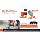 ELEMATIC SPIT - ITPKITCHIODIHC6 1000 chiodi HC6 22 + 10 Bandella in tess