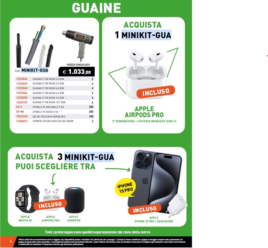 ELEMATIC SPIT - ITPMINIKIT-GUA KIT MIX GUAINE