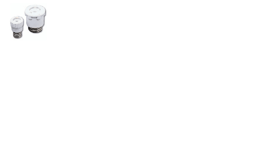 ITALWEBER SPA - ITW31098 TAPPO PLAST. KII/PL E27 25A 500V