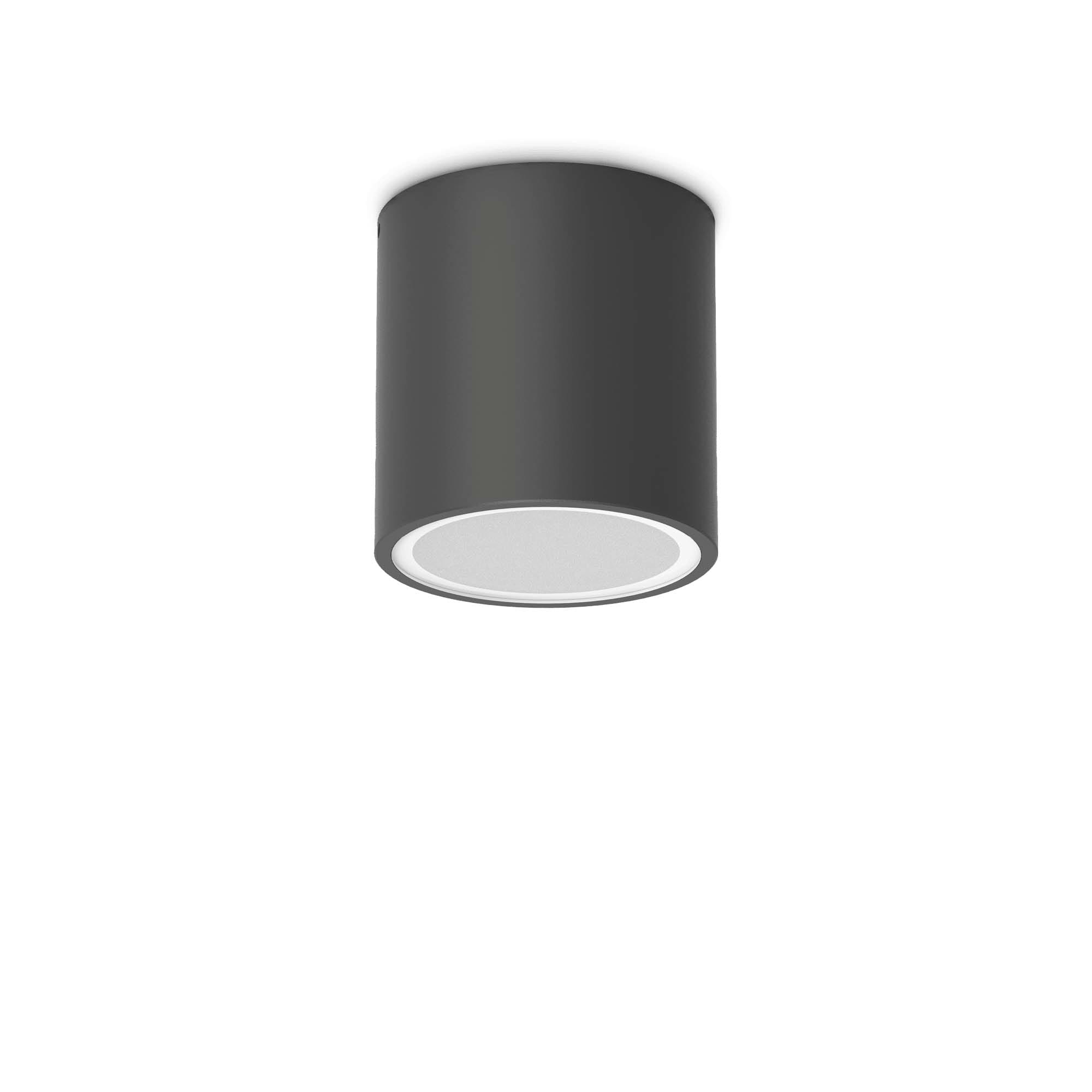 IDEAL LUX SRL - IUX318141 TECHO PL1 ROUND D09 NERO