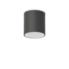 IDEAL LUX SRL - IUX318141 TECHO PL1 ROUND D09 NERO
