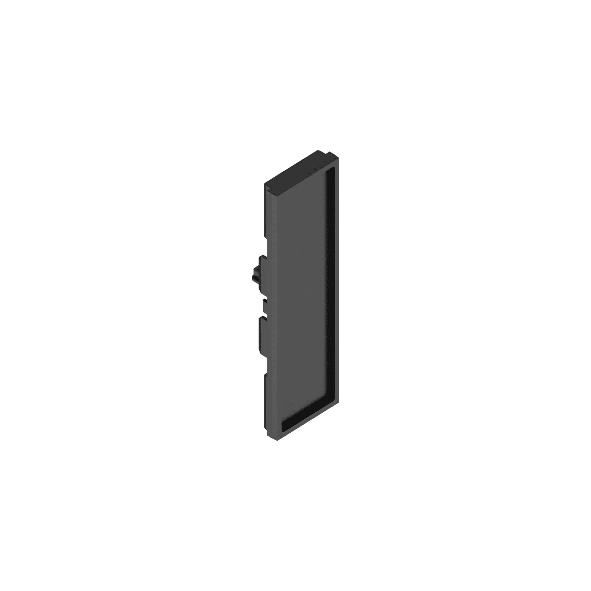 IDEAL LUX SRL - IUX322841 EGO END CAP BI-EMISSION SENZA FORO BK
