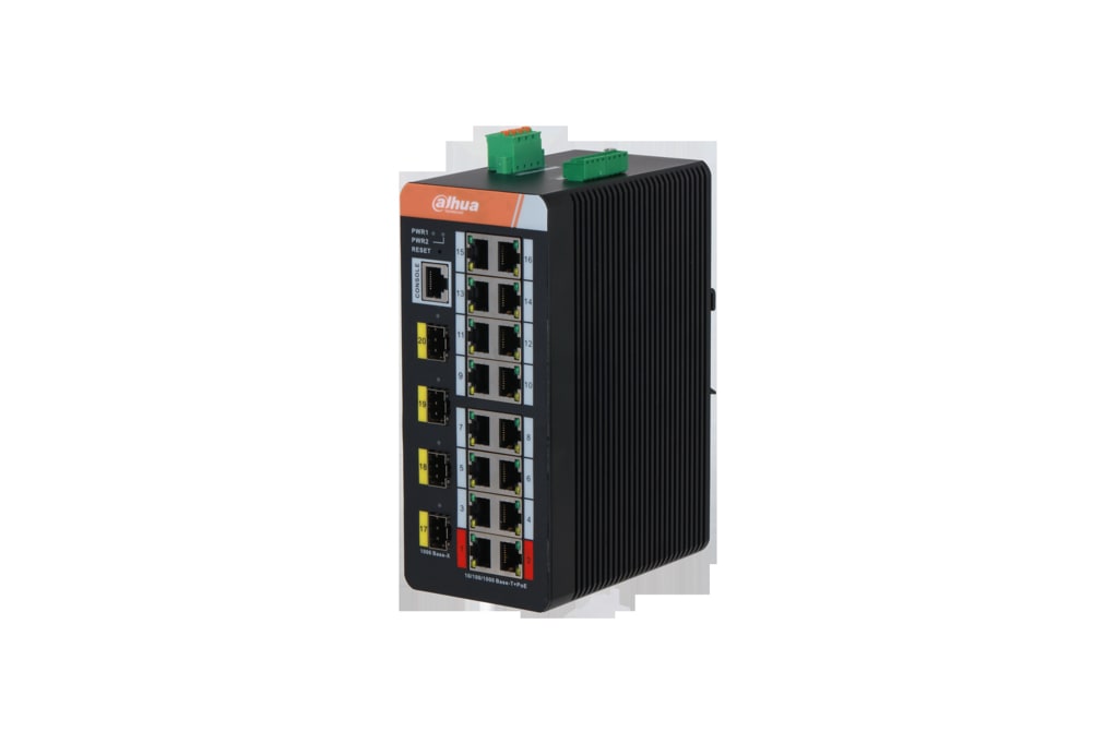 DAHUA TECHNOLOGY - DUHM-0030549 IS4420-16GT-240: SWITCH INDUSTRIAL LAYER