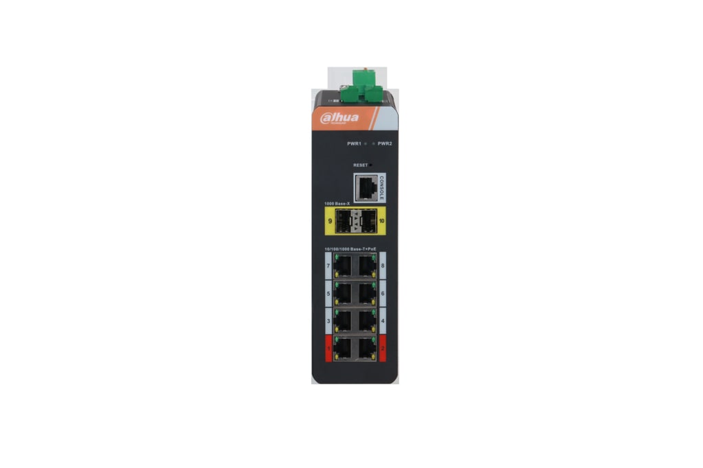DAHUA TECHNOLOGY - DUHM-0030994 IS4210-8GT-120: SWITCH INDUSTRIAL LAYER