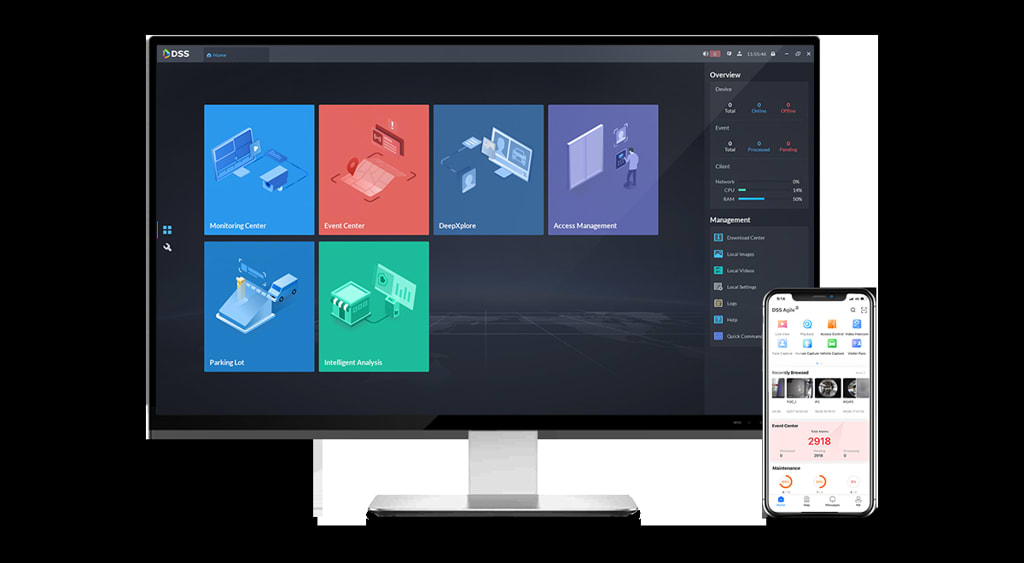 DAHUA TECHNOLOGY - DUHM-0017149 DSSEXP8-DOOR LICENZA DSS EXPRESS 8 1
