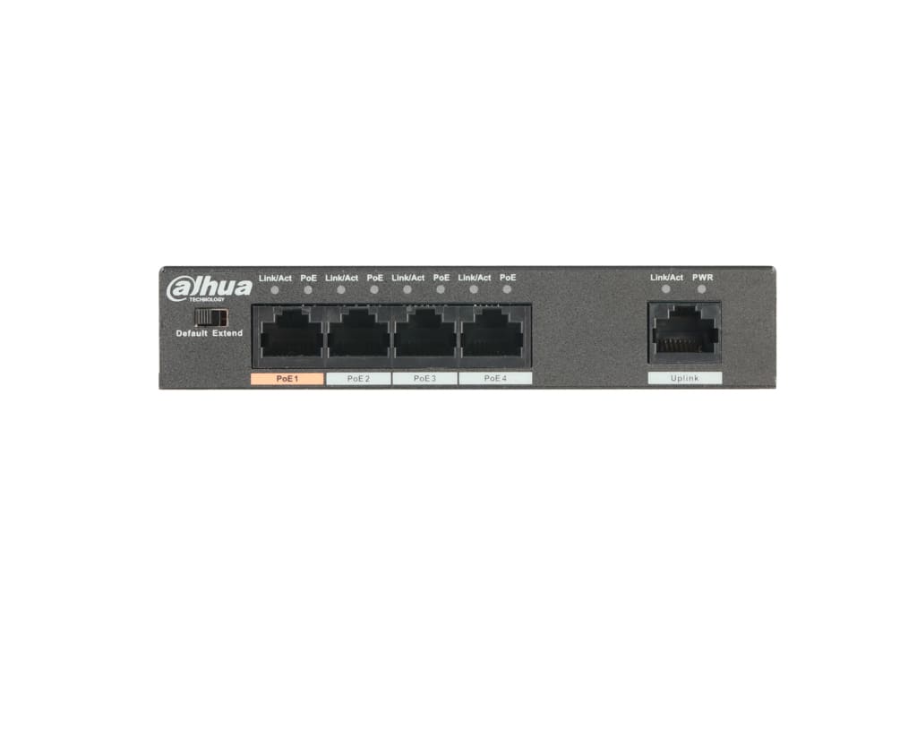 DAHUA TECHNOLOGY - DUHM-0014013 PFS3005-4ET-60: SWITCH 4 PORTE POE UNMAN