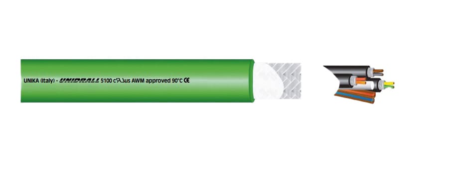 KU DISTRIBUTION SRL - KUD3F020B UNIDRALL 5100 8X0.34 VERDE RAL 6018