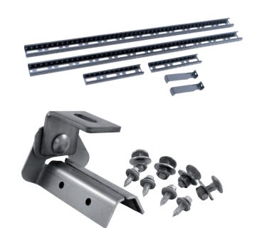 SUNWOOD SRL - SWO0616412 STAFFA BASE PER PANNELLO F-XL - SU LAMI