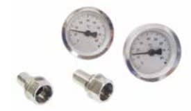 SUNWOOD SRL - SWO0641577 KIT TERMOMETRO CON POZZETTO PORTA SONDA