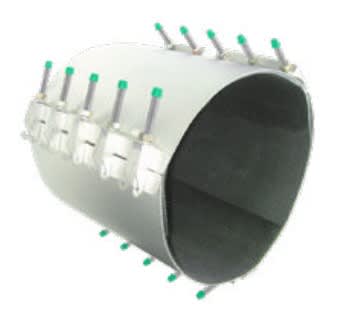 GEBO ITALIA - GEI50.04.510530.50 COLLARI RIPARAZIONE IN INOX 510-530X500M