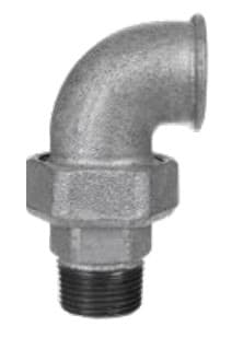 GEBO ITALIA - GEI97-8G GOMITO 90 CON BOCCHETTONE SEDE PIANA M/F