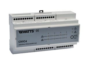 WATTS INDUSTRIES ITA - WAT0940504 RILEVATORE GAS CIVIC4 4 SENSORI