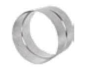 IRSAP - 3IRDLZMAF012500 MANICOTTO FEMMINA IN LAM. ZINCATA DN125