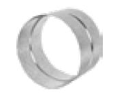 IRSAP - 3IRDLZMAF008000 MANICOTTO FEMMINA IN LAM. ZINCATA DN80