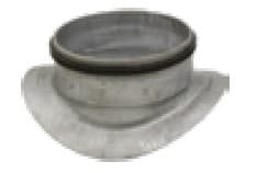 IRSAP - 3IRDLZMAS251200 MANICOTTO A SELLA IN LAM. ZINC.DN250/125