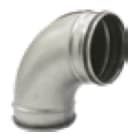 IRSAP - 3IRDLZC90012500 CURVA A 90 IN LAMIERA ZINCATA DN125