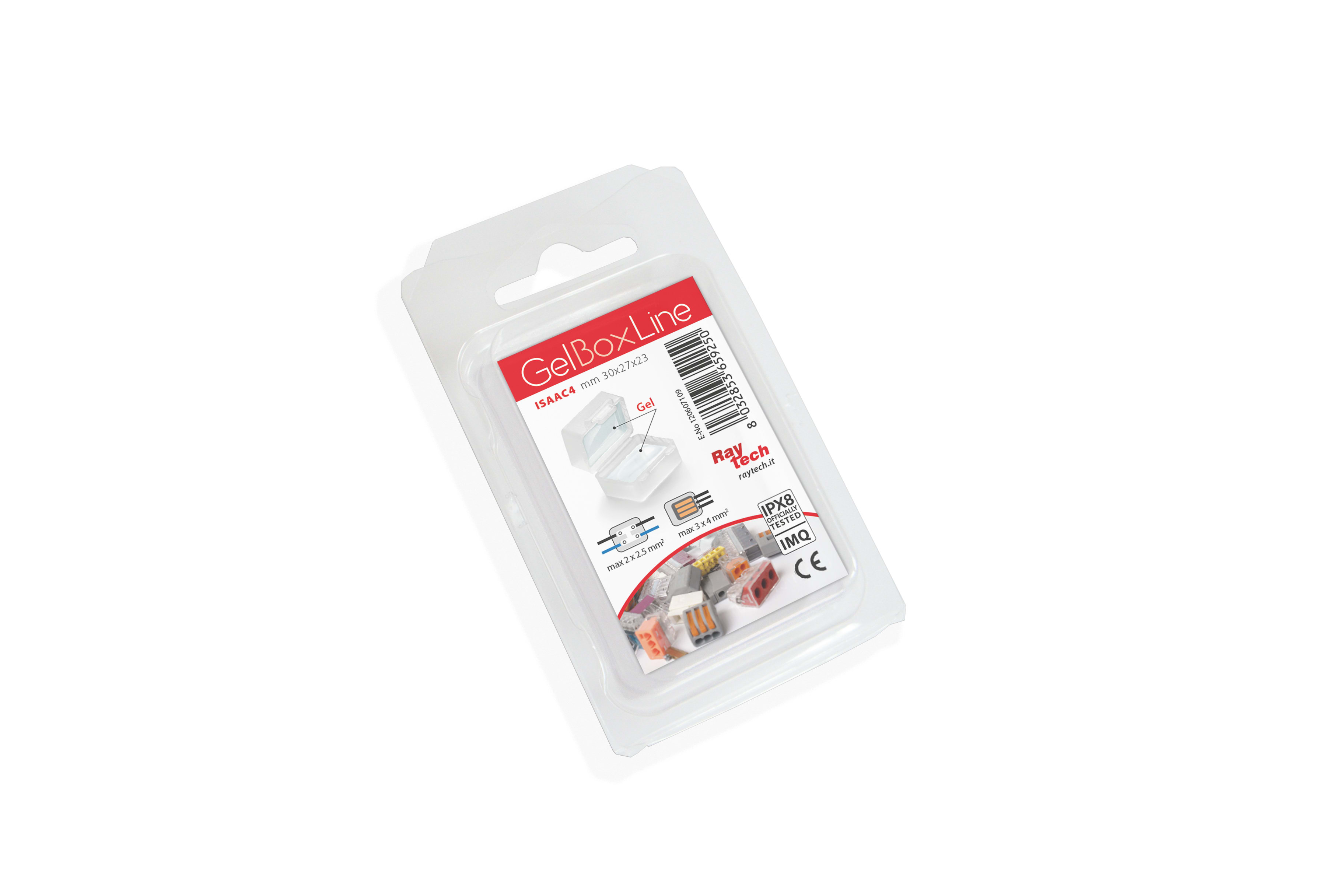 RAYTECH SRL - RYTISAAC4 ISAAC 4 GELBOX PER MORSETTI (CF 4 PZ)
