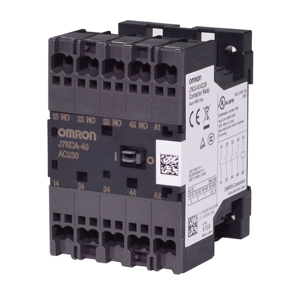 OMRON - OMRJ7KCA40AC230 RELE CONTATTORE, 4 POLI, TERMINALI PUSH-