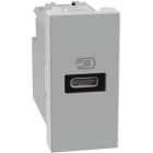 BTICINO - BTIJG4192AC MATIX GO - CARIC. USB A+C 1M GRIGIO 20W