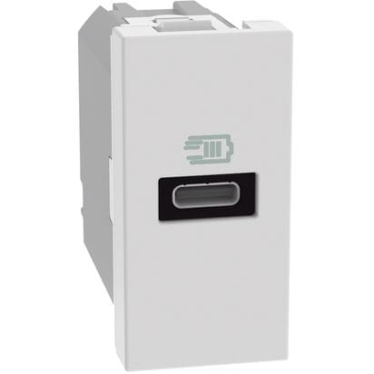 BTICINO - BTIJW4192AC MATIX GO - CARIC. USB A+C 1M BIANCO 20W