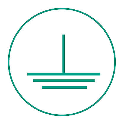 PANDUIT - PANPLD-57 ETICHETTA EROGATORE, SIMBOLO TERRA, VERD