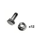 SUN-AGE SRL - USNK00A01-12 KIT VITI P202A02, 12 TE M8X25, 12 DADO M