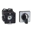 SCHNEIDER ELECTRIC - SNRK2D012UCH Commutatore a camme, Harmony K, Ø 22mm, plastica, 2 poli, 2 posizioni, 30°, 20A, 45x45mm, etichetta metallica, marcatura 1/2, leva nera 35 mm