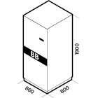 RPS(RIELLO UPS) - RIEK190480PV83TNPA BTC 1900 480V BB V8 3T
