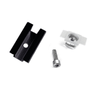 SUN-AGE SRL - USNK500A51-N-M-30 KIT MORS. CENTR. ALLUM. ANOD NERO H30 MO