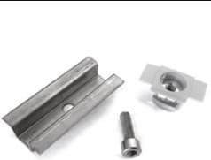 SUN-AGE SRL - USNK500D31-M-35 KIT MORS. CENT. ACCIAIO PLASTICA H35 MON