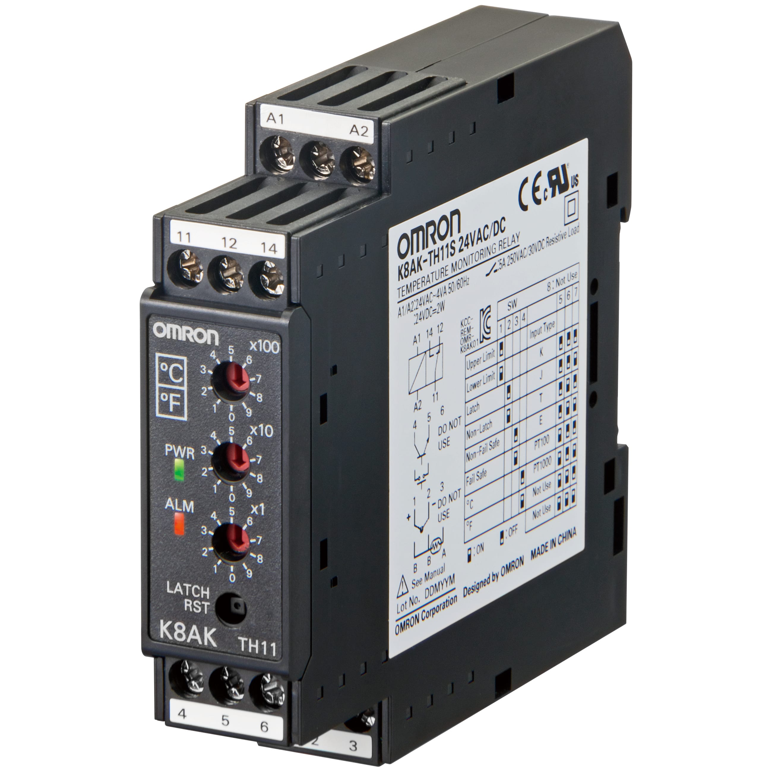 OMRON - OMRK8AKTH11S24VACDC TERMOREGOLA-RELCONTRTERMOCPT100.0999 C F