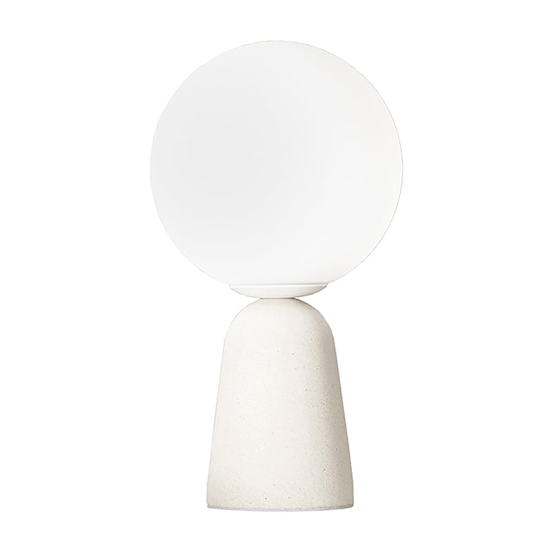 ROSSINI - RSSKAA101B LAMPADA DA TAVOLO IN CEMENTO BIANCO E14