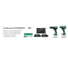 HIKOKI POWER TOOLS - HIAKC18DDWGZ KIT DV18DD+WH18DD+2X2AH