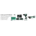 HIKOKI POWER TOOLS - HIAKCIT2MV3C3 KIT DV18DE+G1813DA+2XMVA