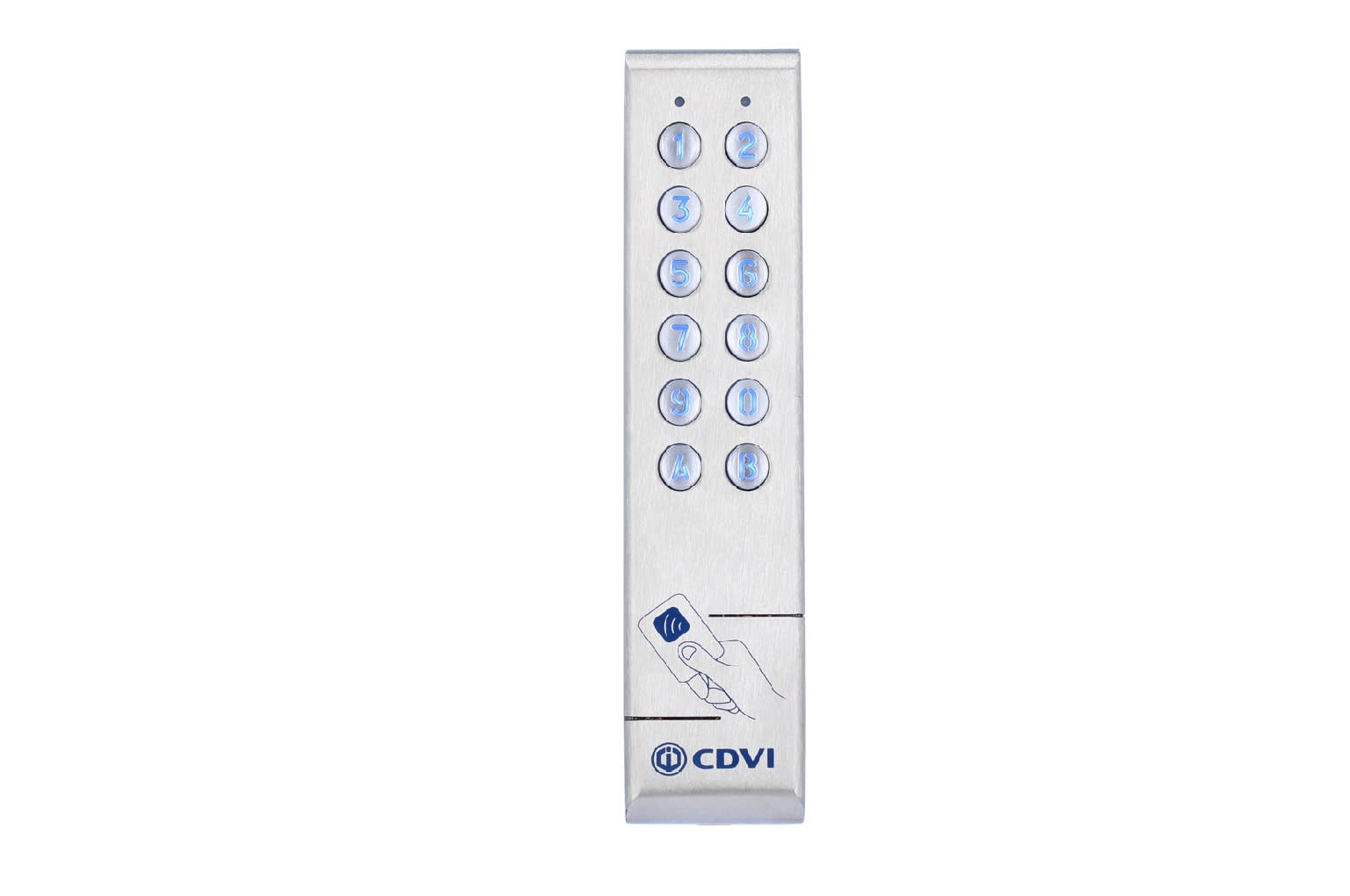 CDVI ITALIA SRL - CDVKCPROXWLC LETTORE 125KHZ + TAST.IN ACC.INOX DIGICO