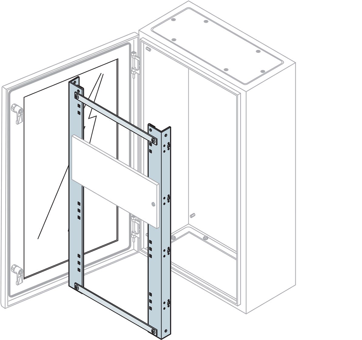 ABB SPA - ABBKD1280K SUPP.MONT.PAN.DIN 1200X800MM (HXL)