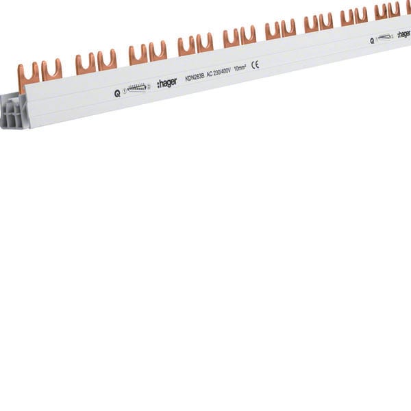 HAGER - HAGKDN263B BARR. A FORCELLA 2P 63A 1 MT