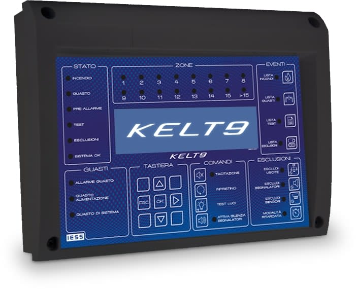 IESS SRL - EAAKELT9CONSOLE PANNELLO RIPETITORE X CENTRALI SERIE KEL