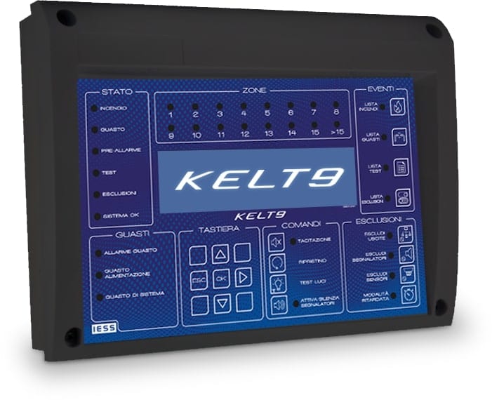 IESS SRL - EAAKELT9CONSOLE PANNELLO RIPETITORE CENTRALI SERIE KELT9