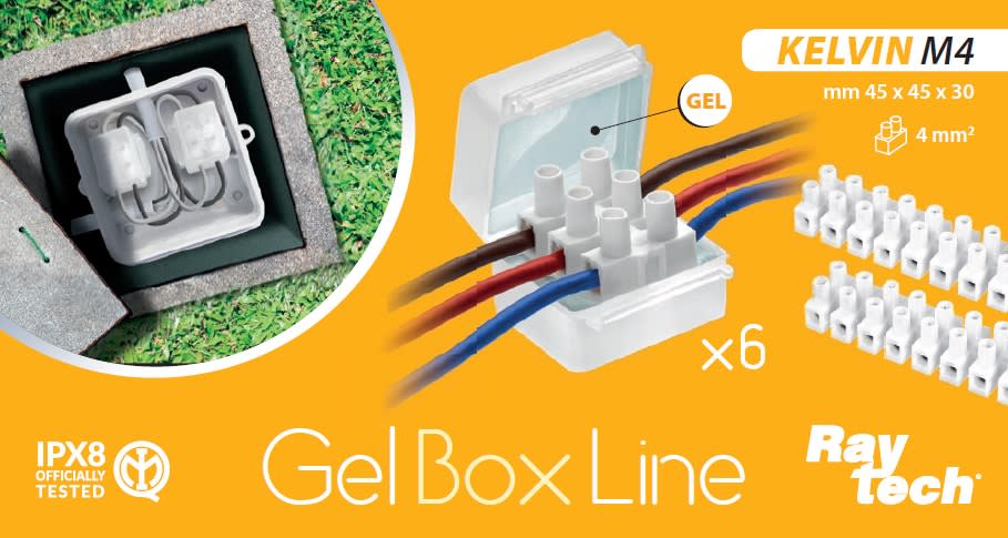 RAYTECH SRL - RYTKELVINM4 KELVIN 6 PZ + 24 MORS. MAMMUT DA 4 MMQ